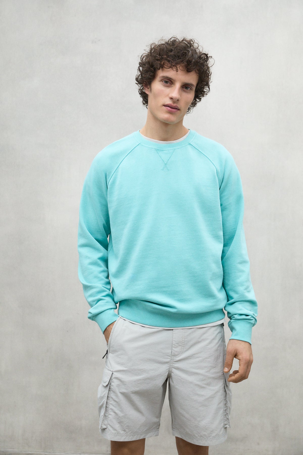 SWEATSHIRT BERJA WASSERGRÜN