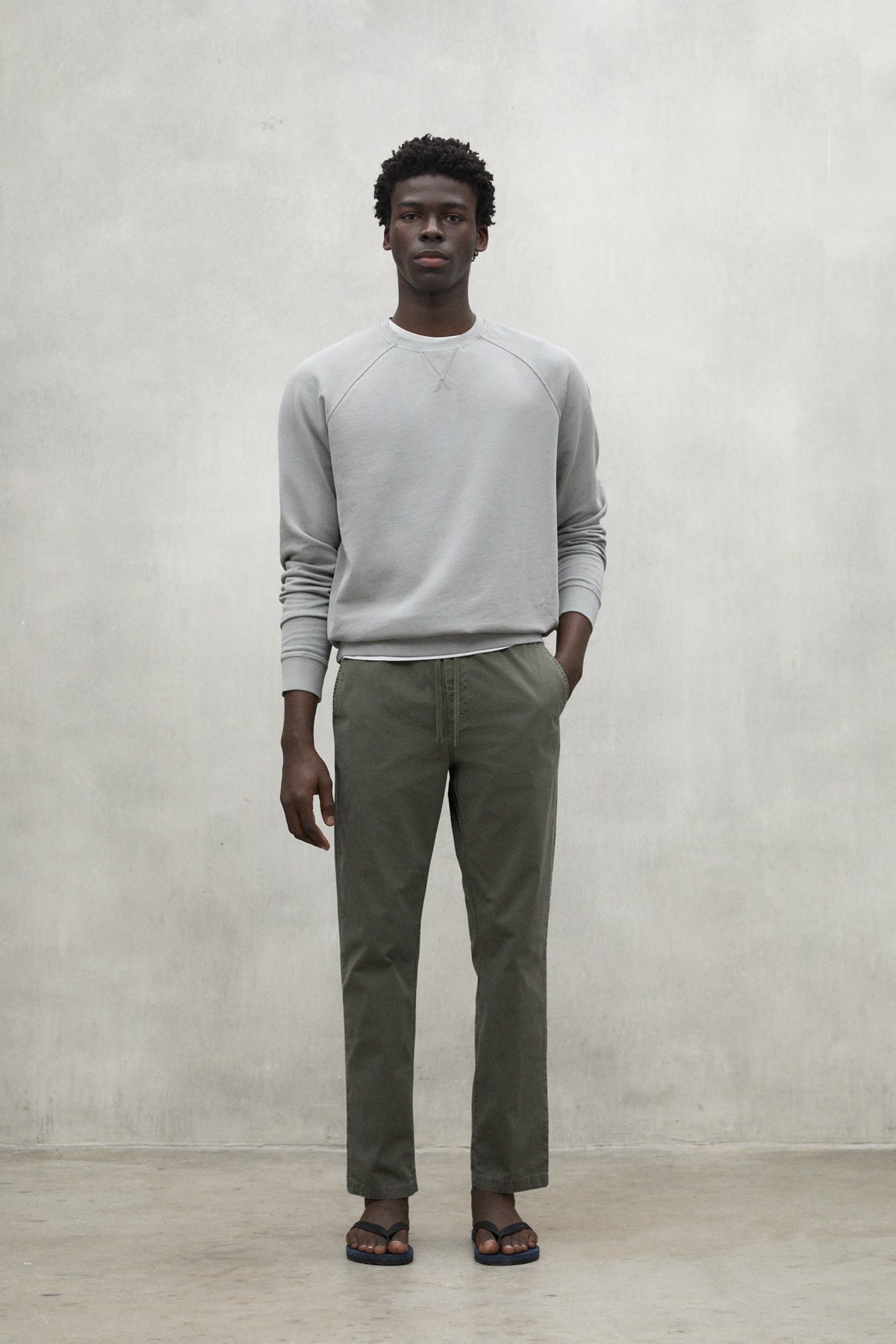 SWEATSHIRT BERJA HELLGRAU