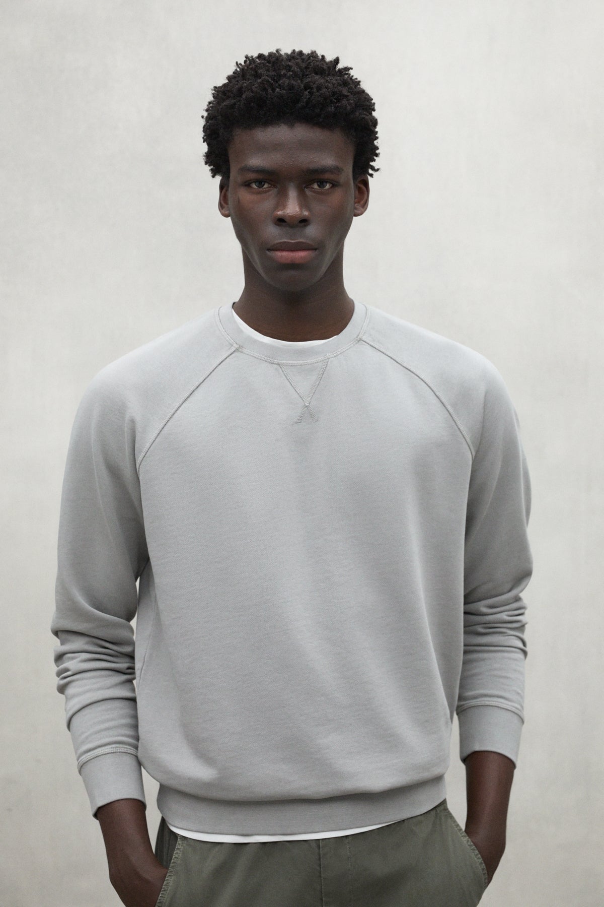 SWEATSHIRT BERJA HELLGRAU