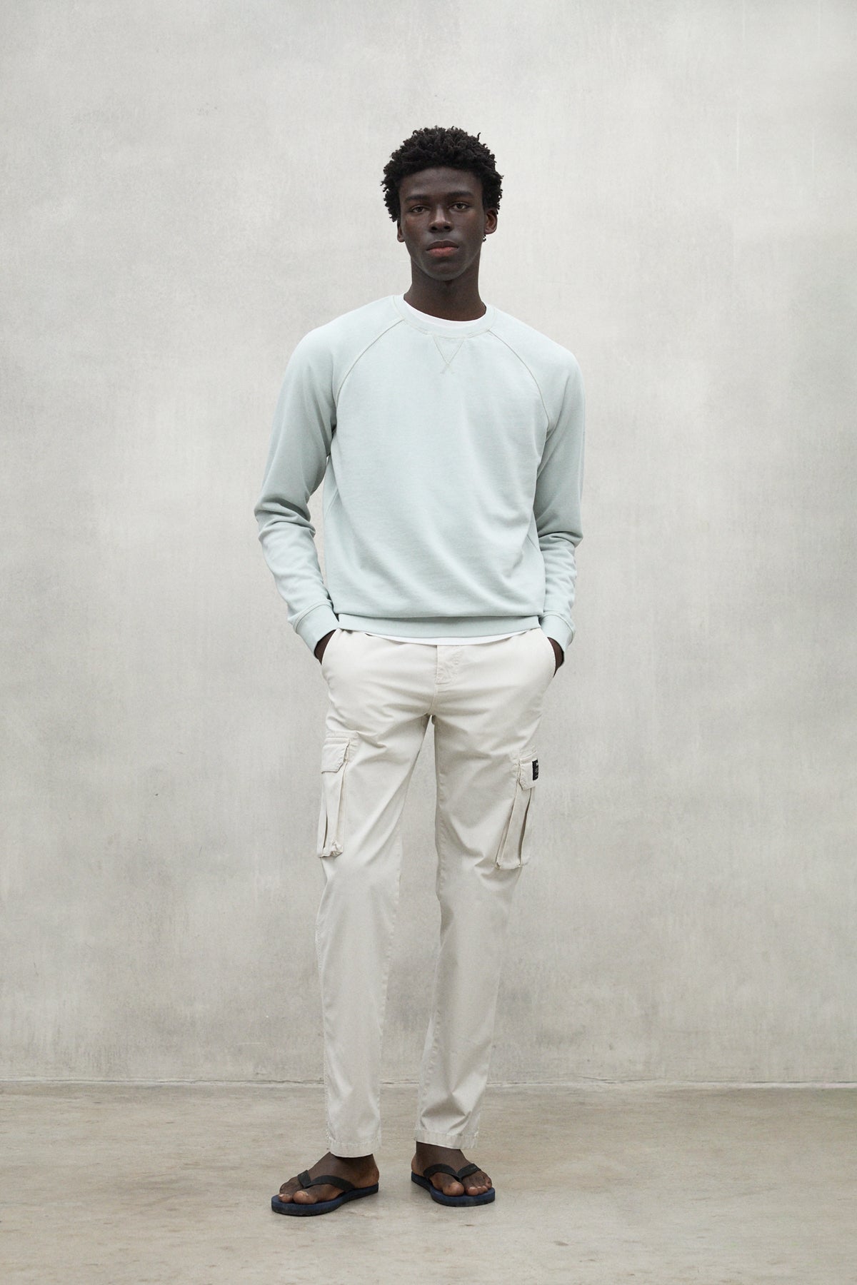 SWEAT-SHIRT BERJA GRIGIO CHIARO