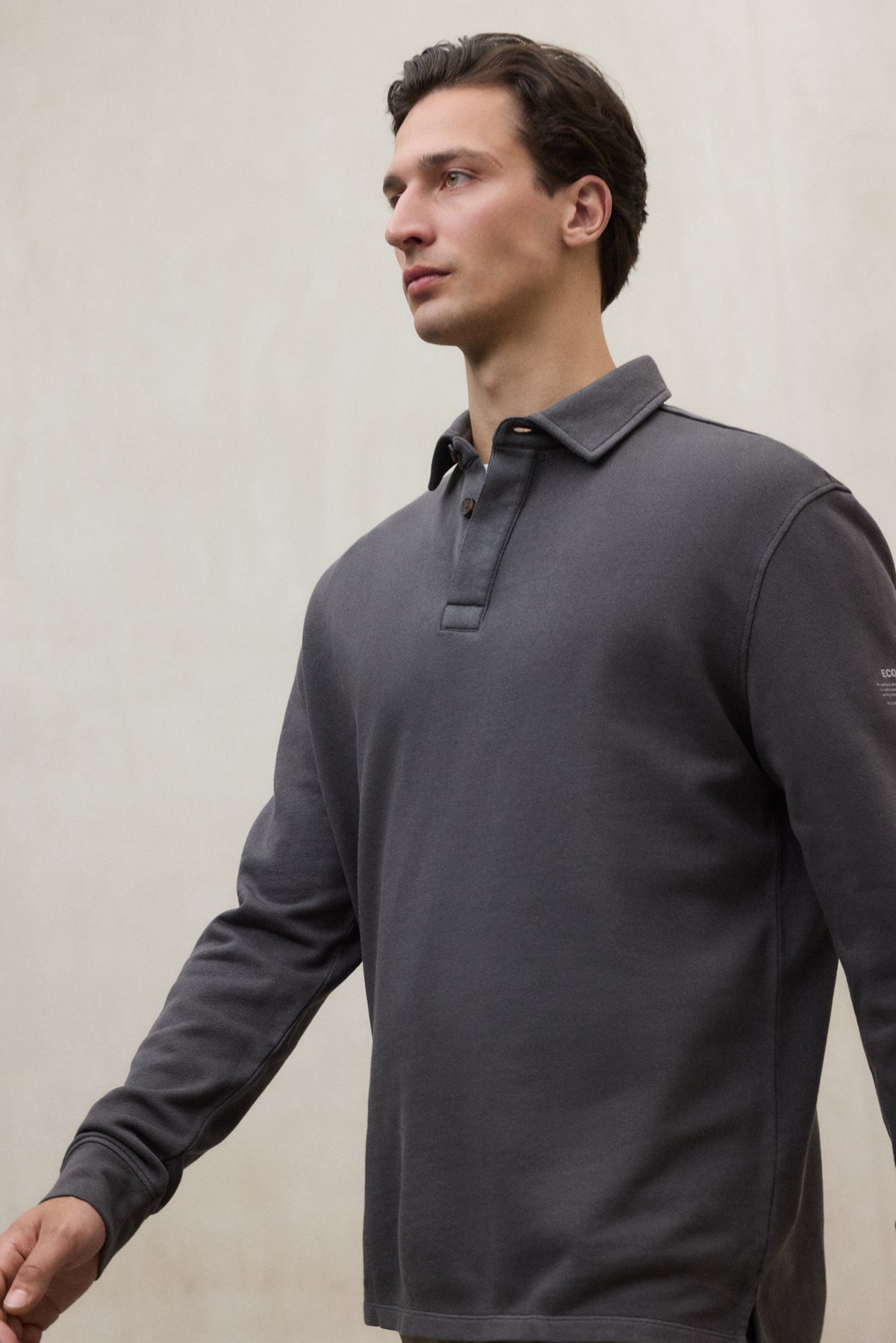 SWEATSHIRT POLO BRENDAN DUNKELGRAU