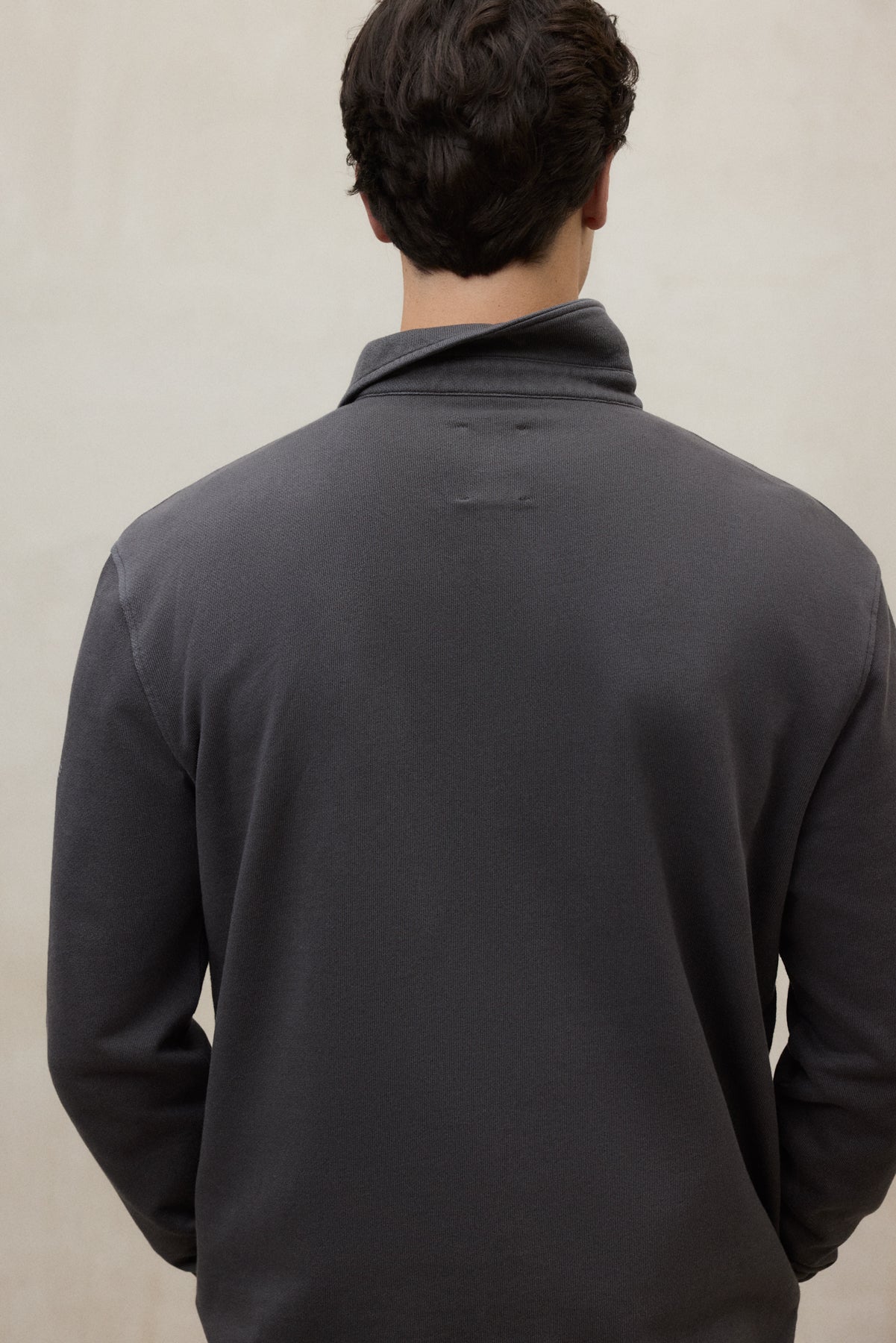 SWEATSHIRT POLO BRENDAN DUNKELGRAU