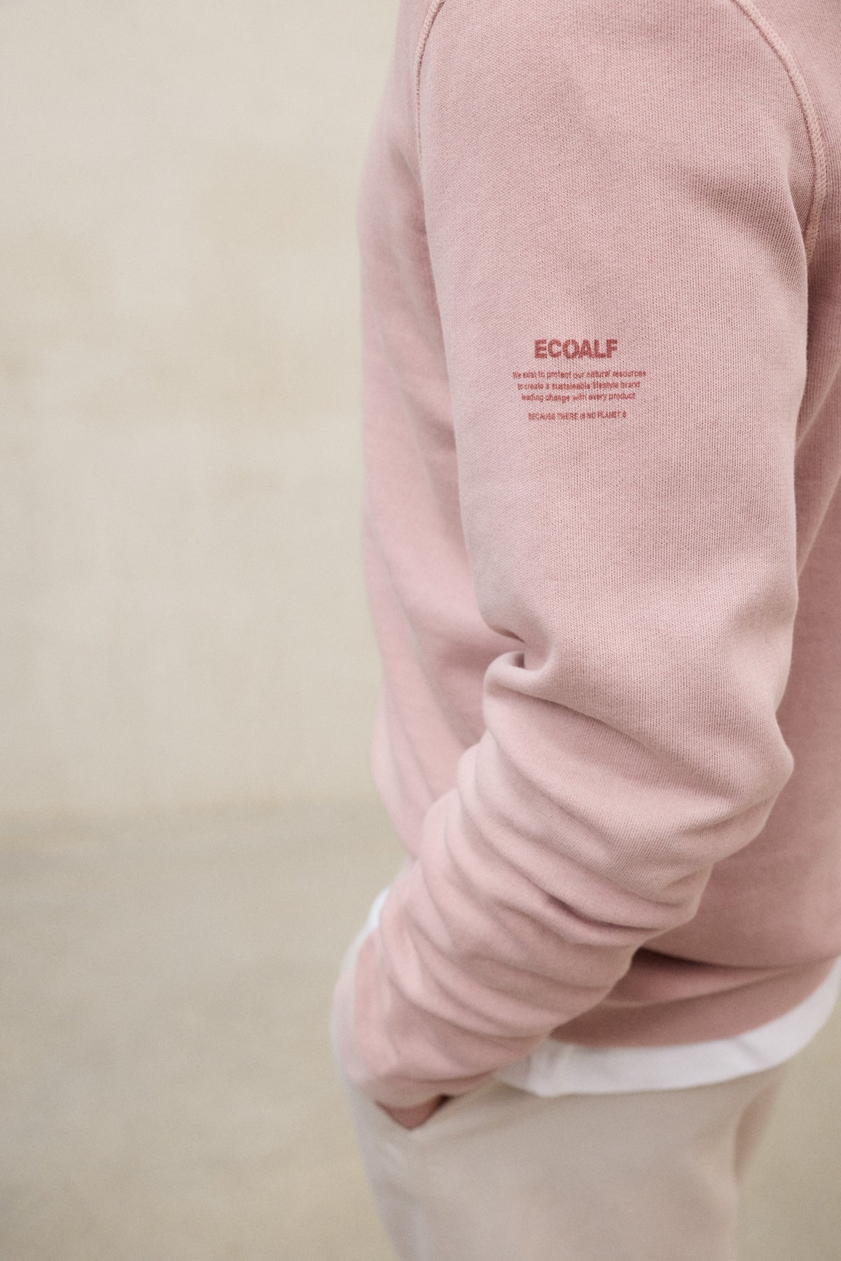 SWEATSHIRT GOLA ROSA