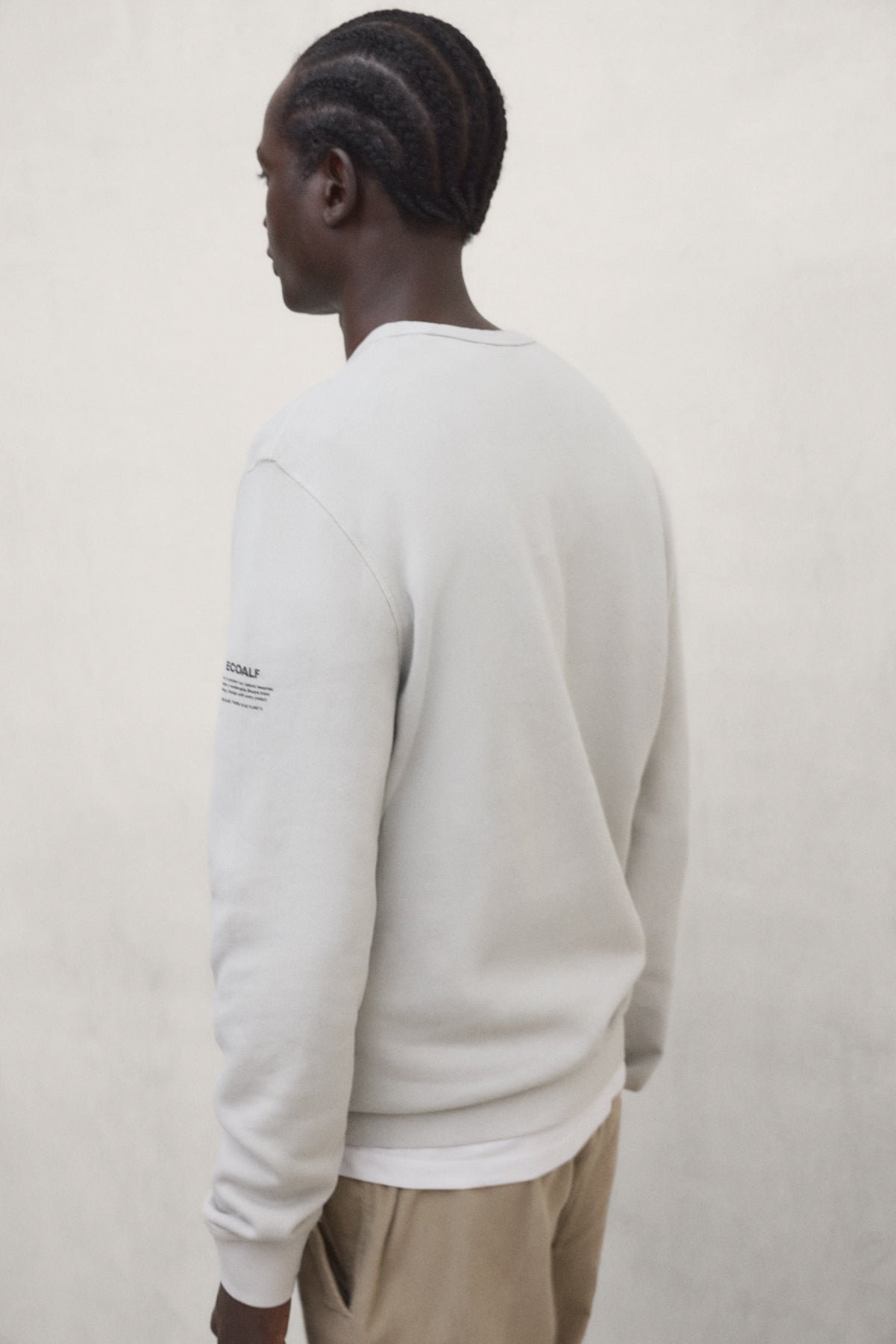 SWEAT-SHIRT GOLA GRIS CLAIR