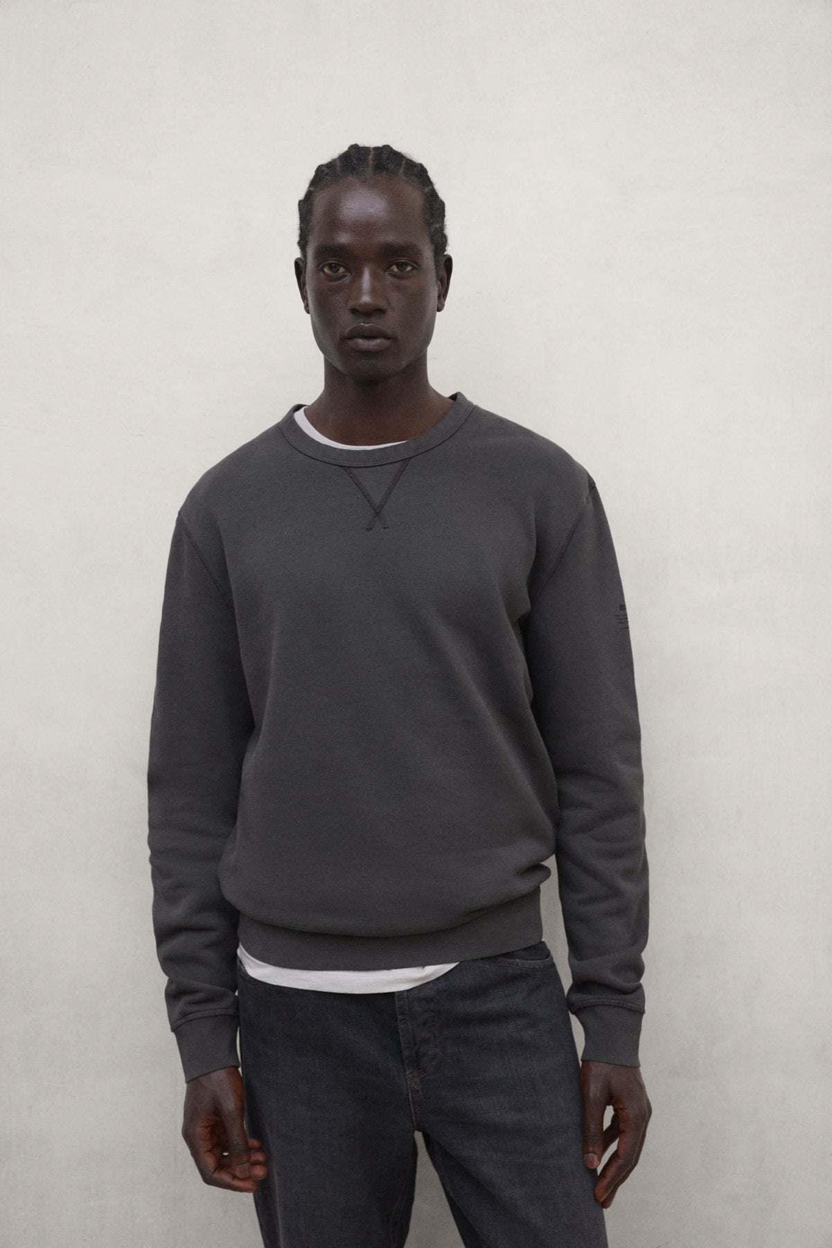 SUDADERA GOLA GRIS OSCURO