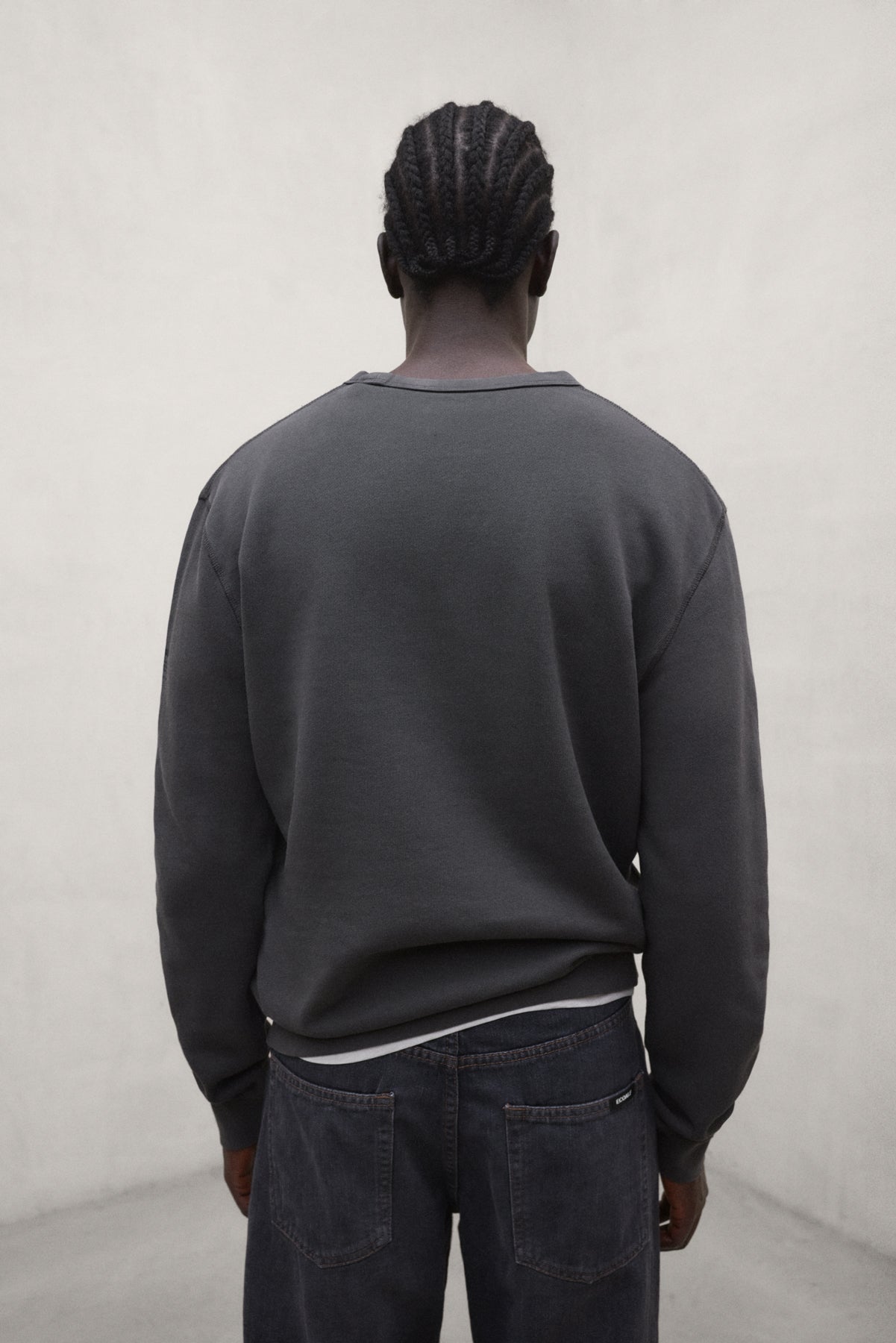 SWEAT-SHIRT GOLA GRIS FONCÉ