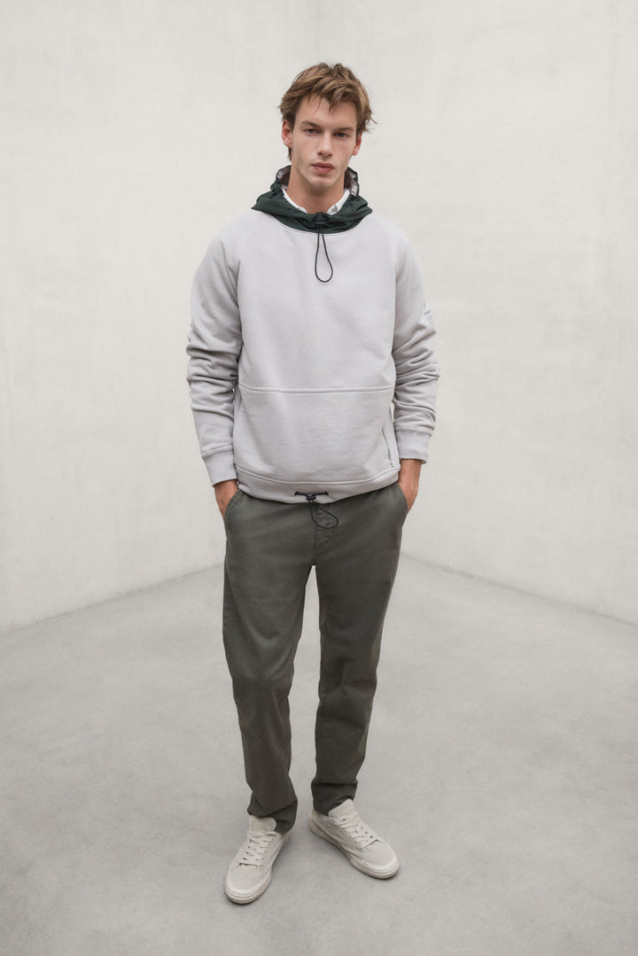 SUDADERA JAON GRIS CLARO