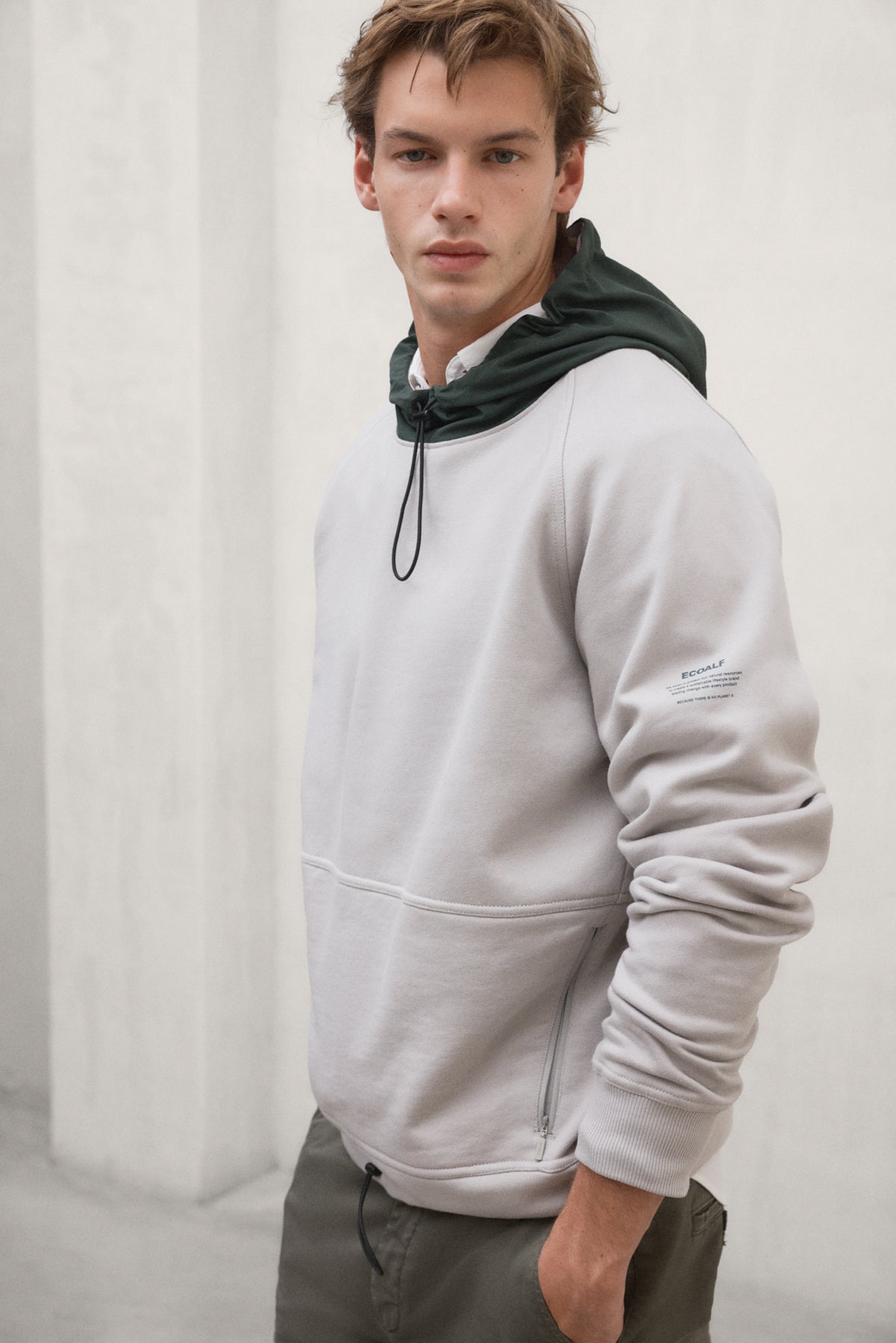 SUDADERA JAON GRIS CLARO