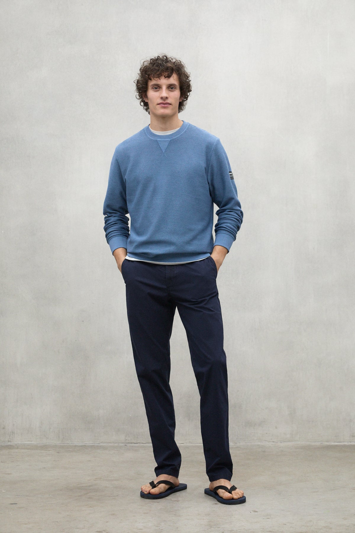 SWEATSHIRT NEWARK BLAU