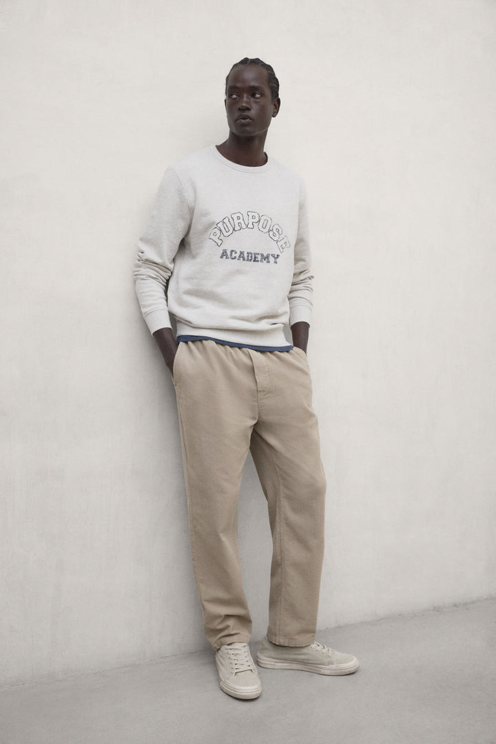 SUDADERA PURPOSE BEIGE