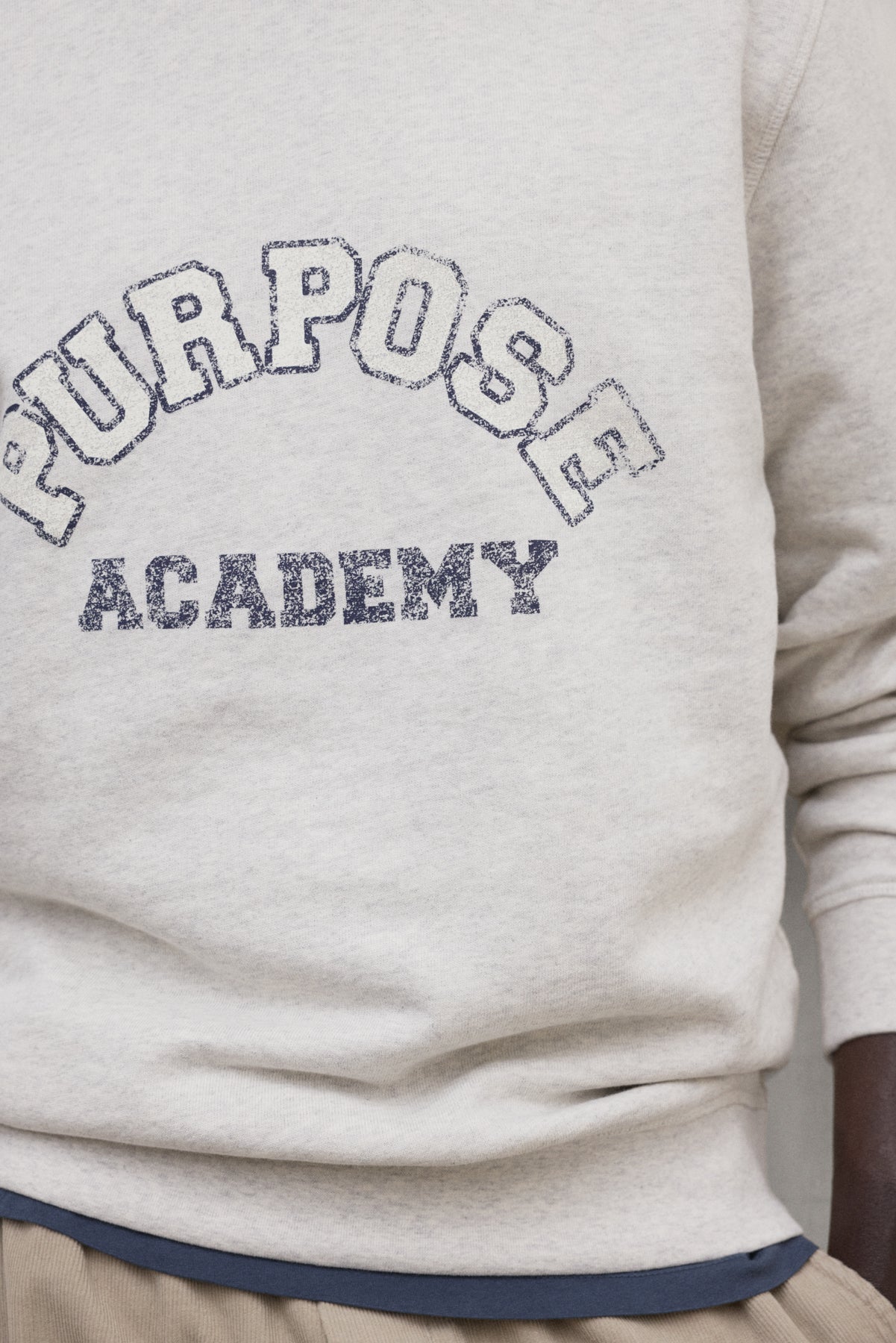 SUDADERA PURPOSE BEIGE