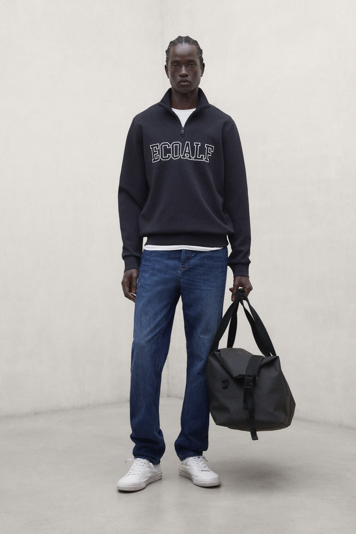 SWEAT-SHIRT TEREL LOGO BLEU MARINE