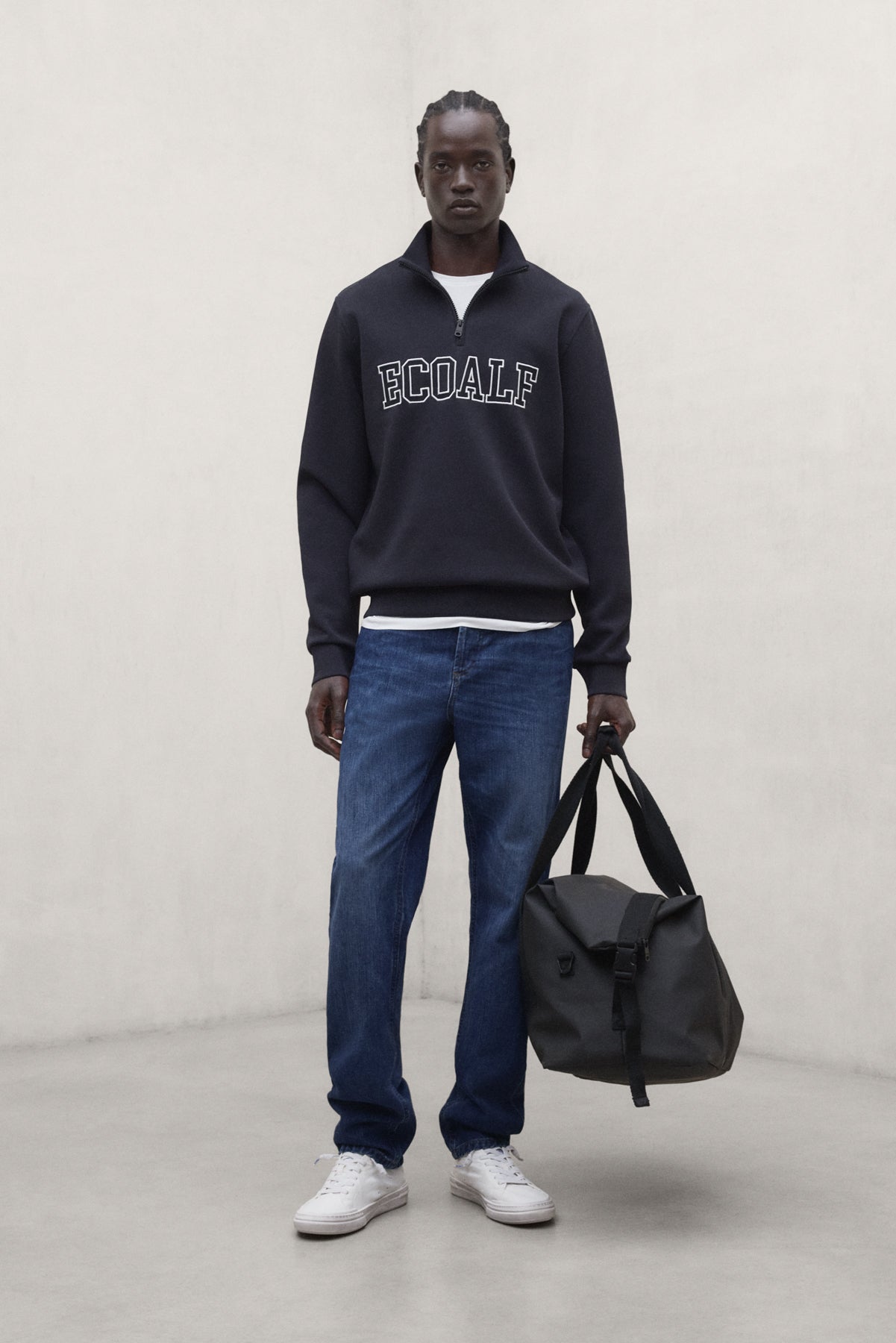 SWEATSHIRT TEREL LOGO MARINEBLAU