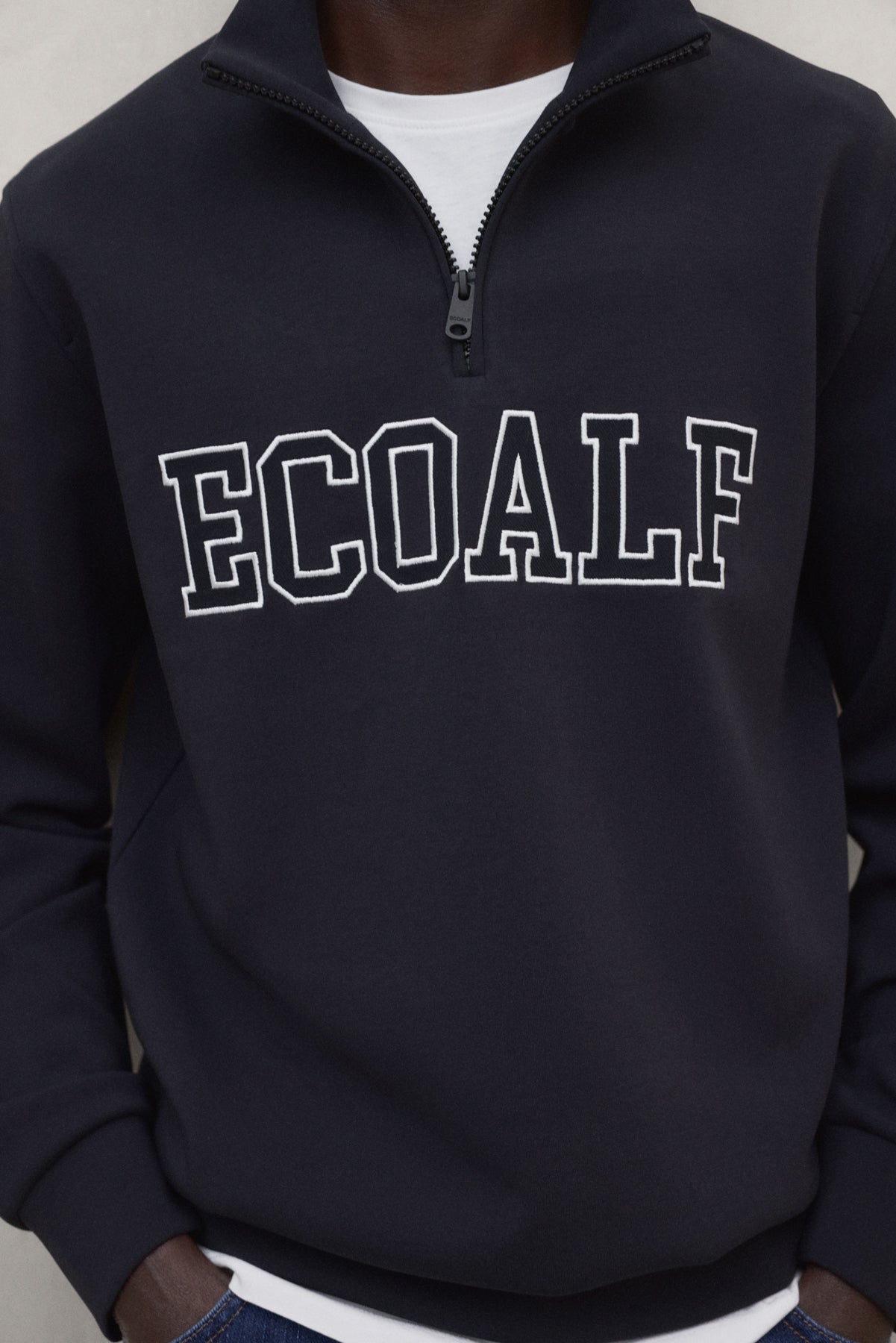 SWEAT-SHIRT TEREL LOGO BLEU MARINE