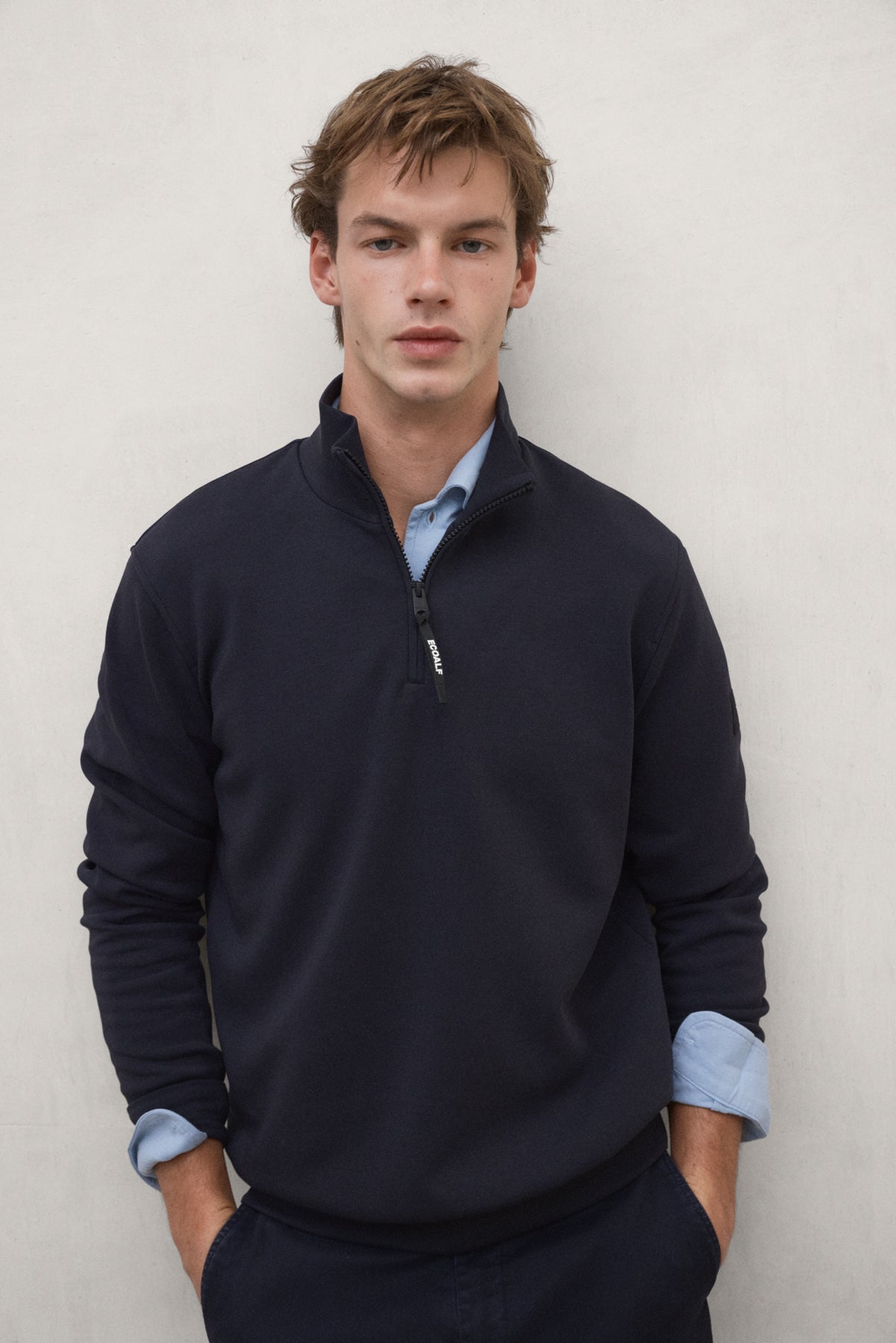 SWEAT-SHIRT TEREL BLEU MARINE