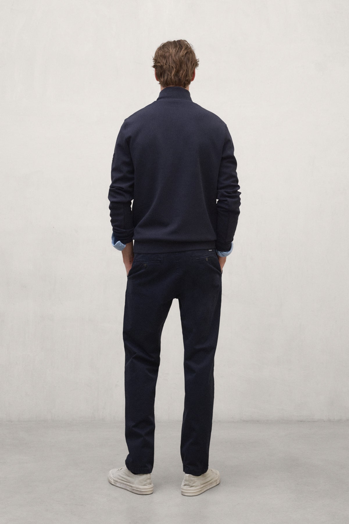 SWEAT-SHIRT TEREL BLEU MARINE