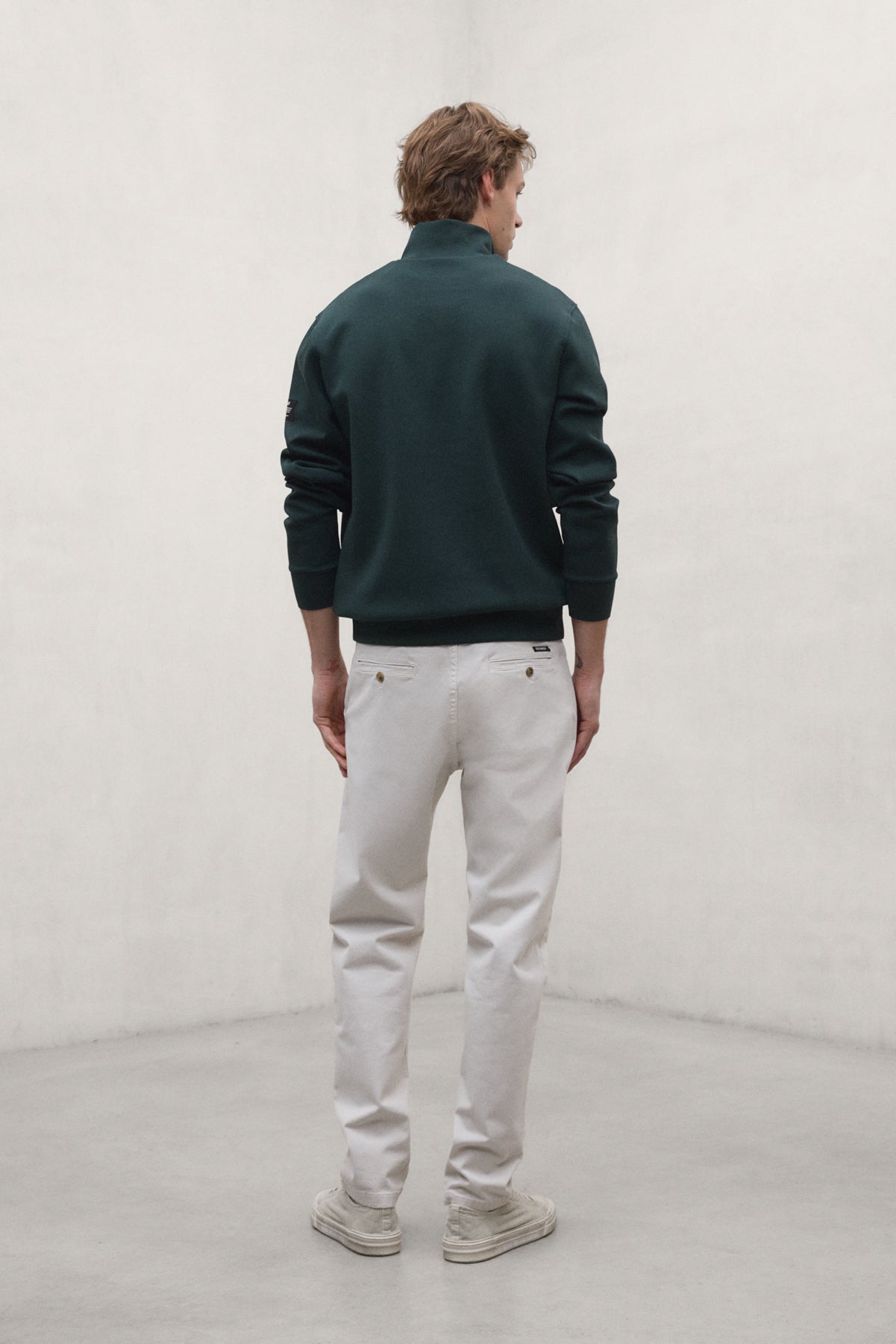 SWEAT-SHIRT TEREL VERT