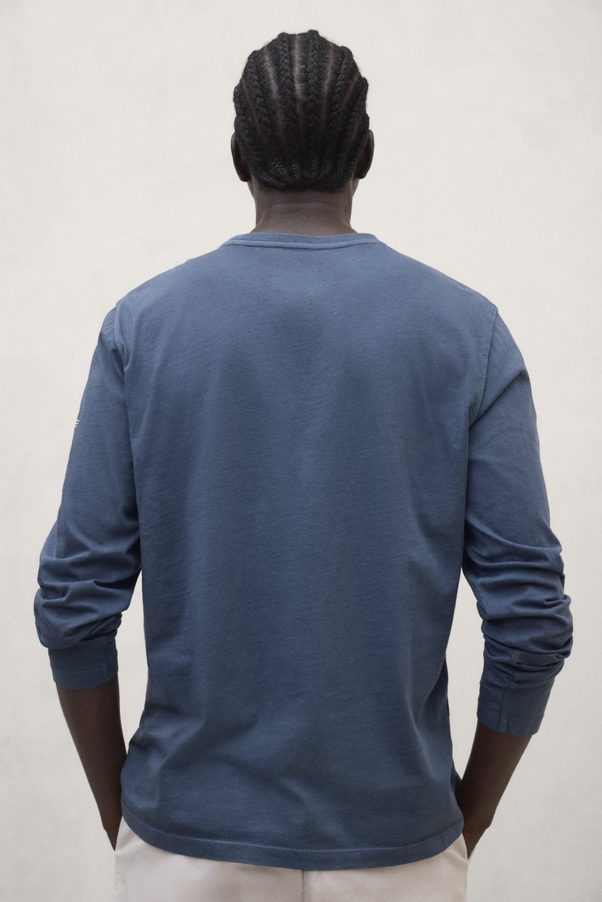 T-SHIRT À MANCHES LONGUES LAREDO BLEU