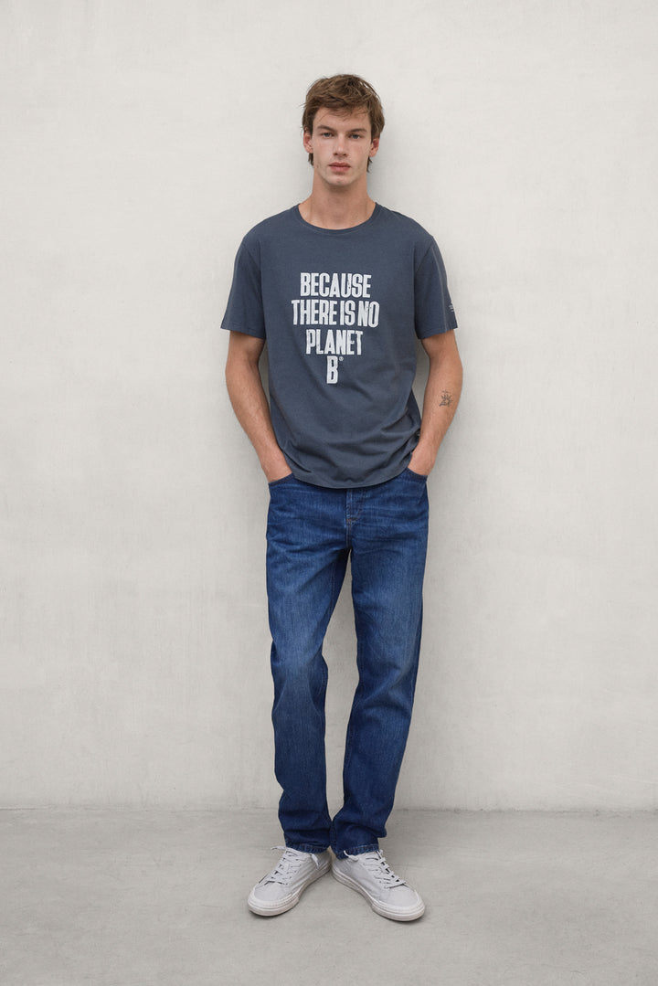 T-SHIRT MIN BLEU