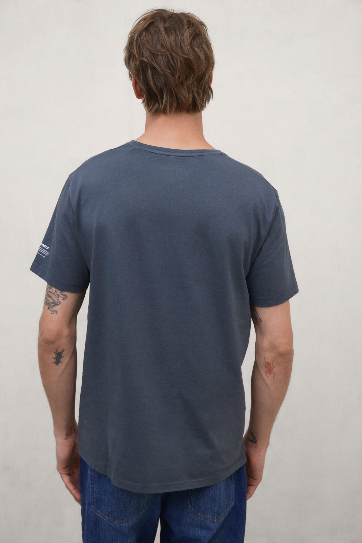 T-SHIRT MIN BLEU