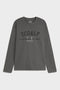 CAMISETA MANGA LARGA ROBIN GRIS OSCURO