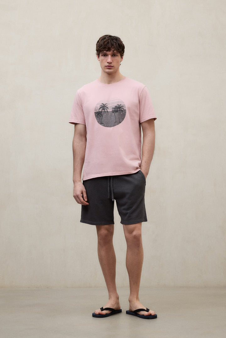 CAMISETA ROS ROSA