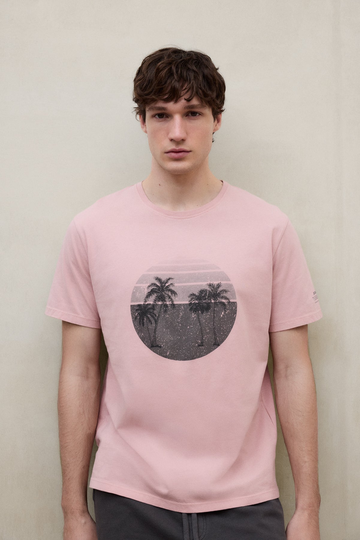 CAMISETA ROS ROSA
