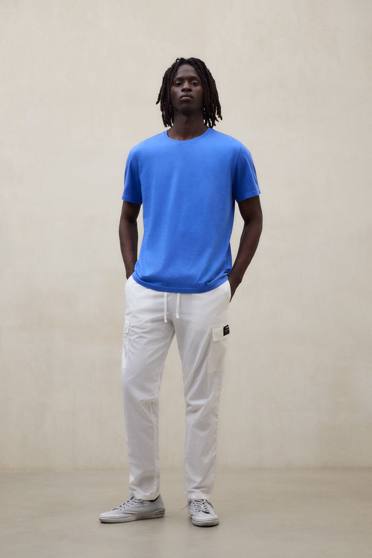 T-SHIRT VENT BLAU