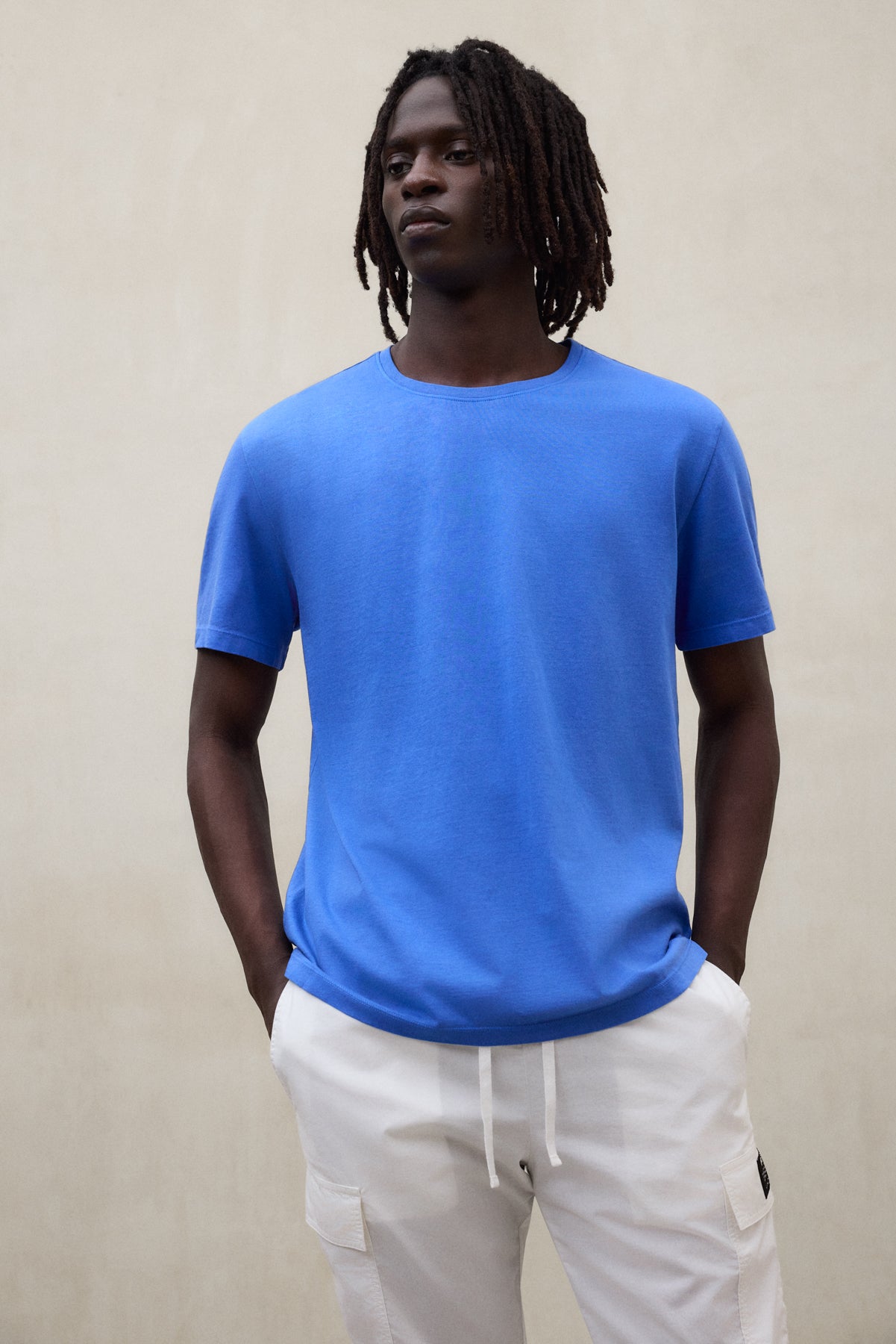 T-SHIRT VENT BLAU