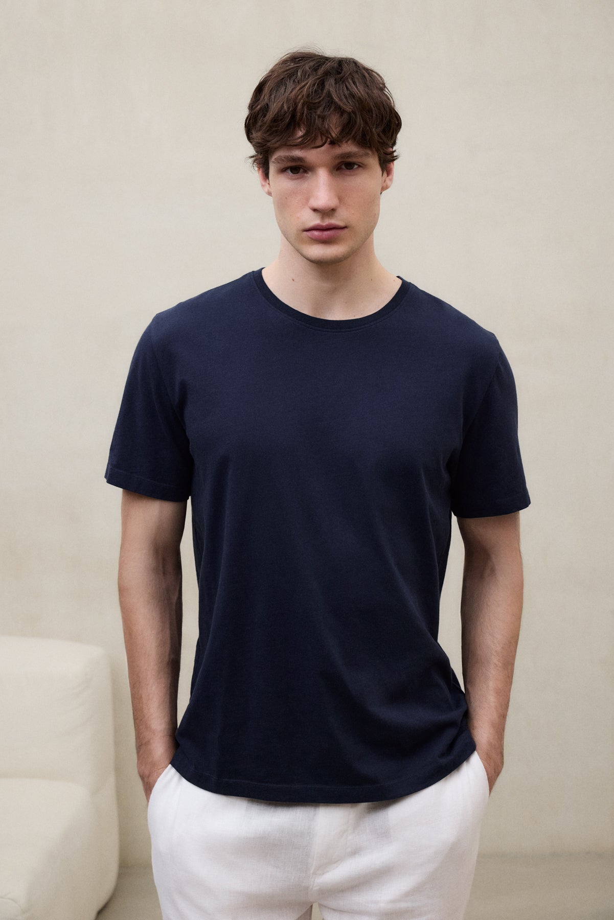 T-SHIRT VENT MARINEBLAU