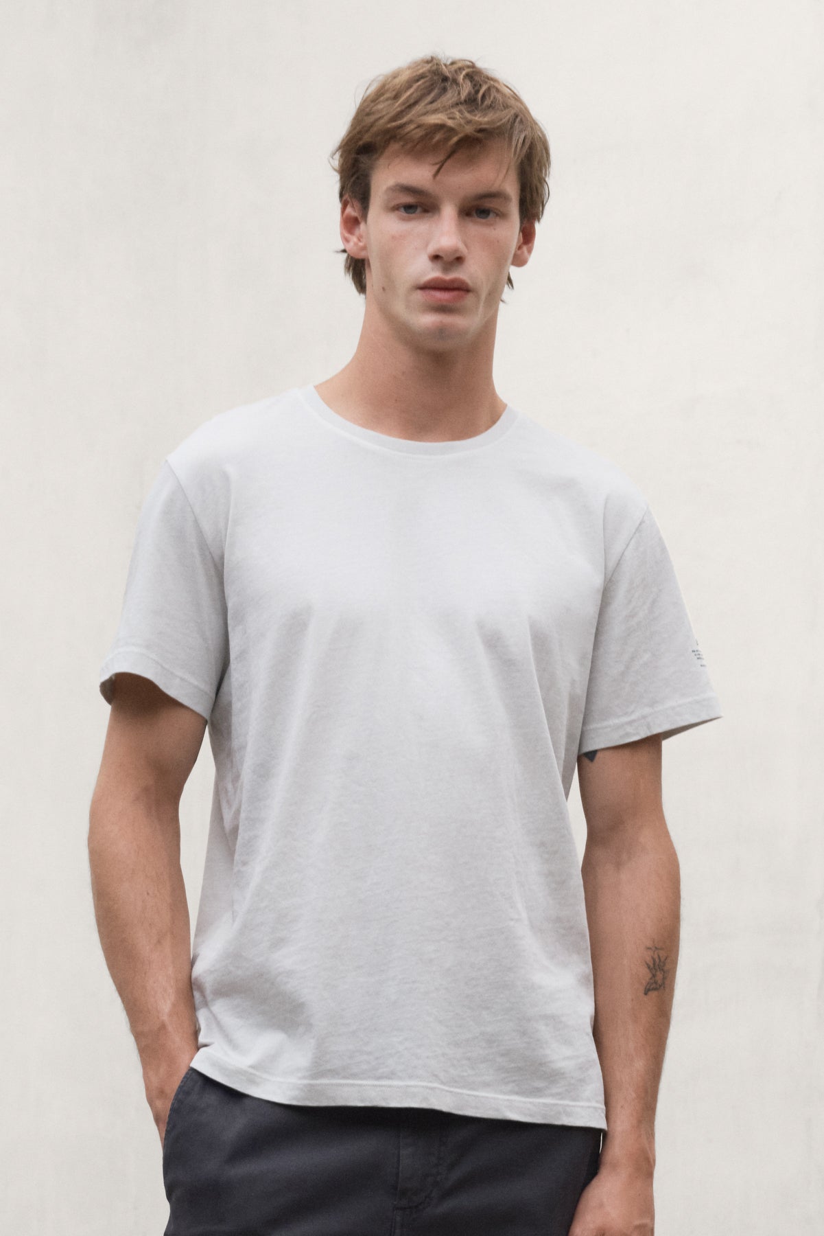 T-SHIRT VENT HELLGRAU