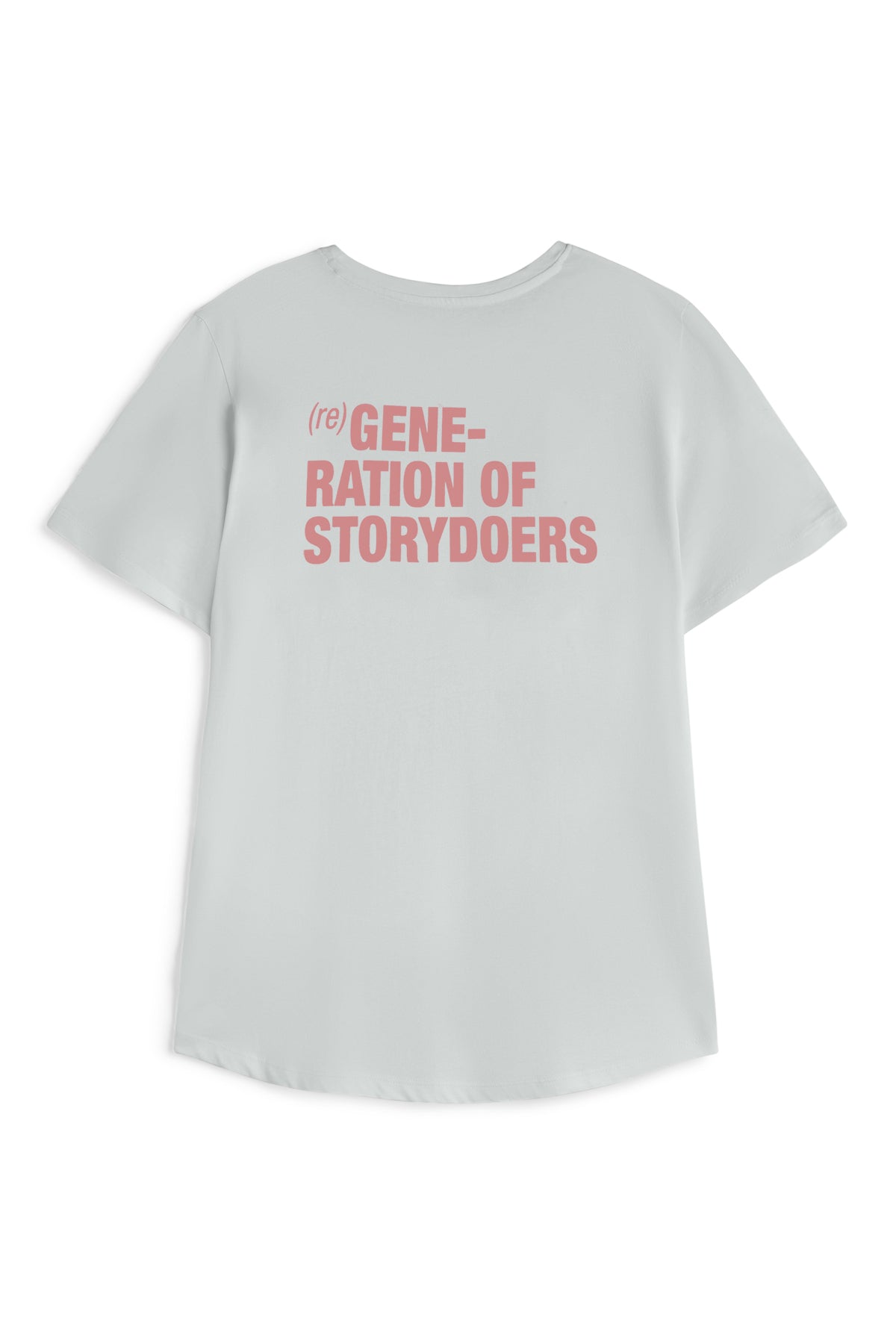 T-SHIRT REGENERATION GRIS ET ROSE