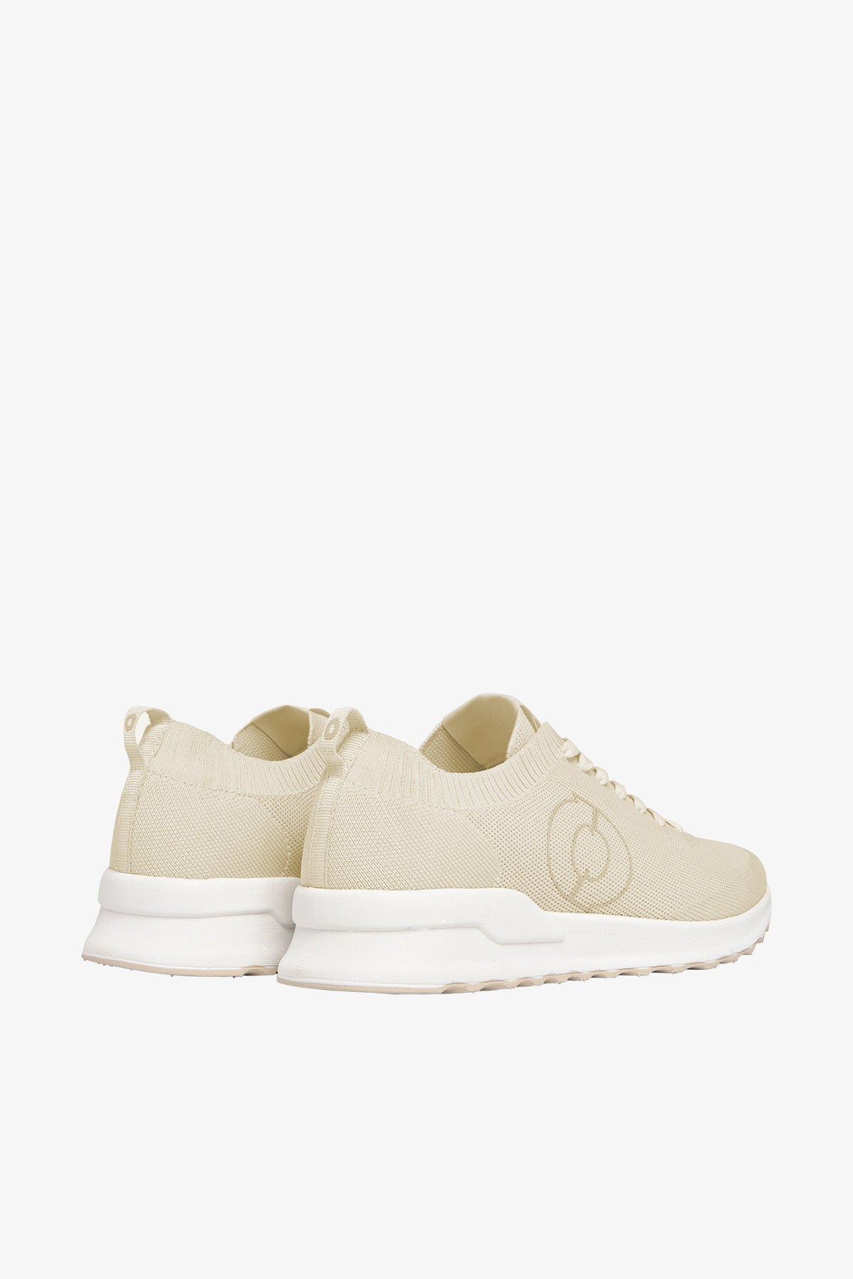 BEIGE KNITTED CONDE KNIT TRAINERS