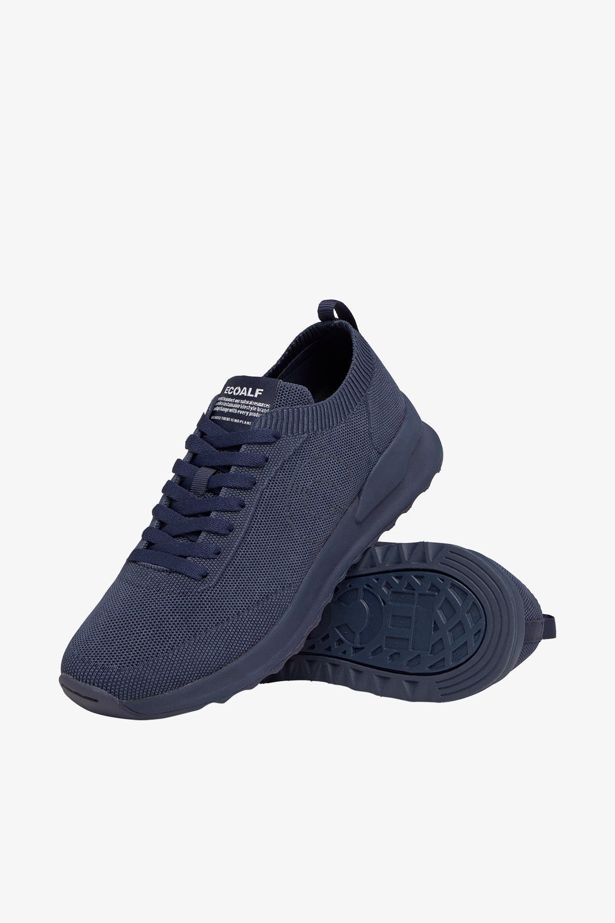 KNITTED CONDE KNIT TRAINERS DYED NAVY BLUE