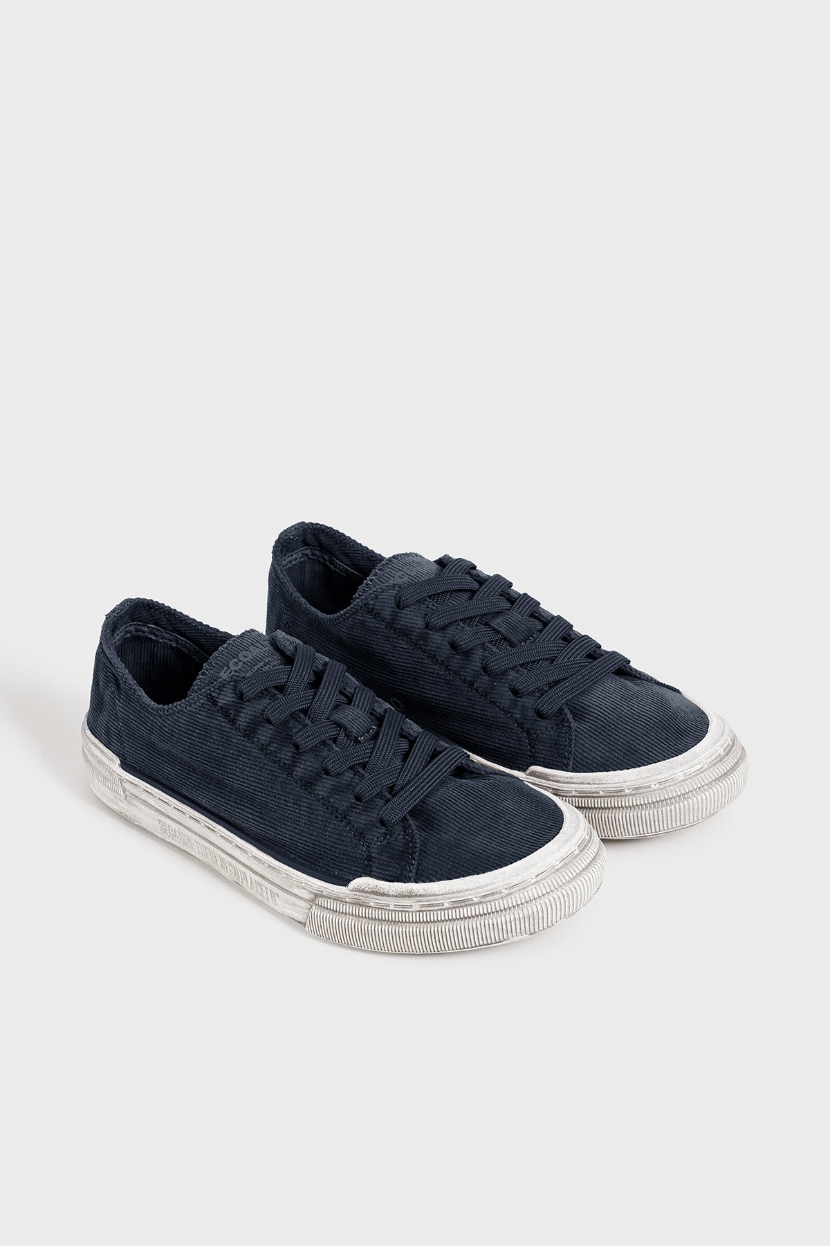 BASKETS STRENK CORDUROY BLEU MARINE