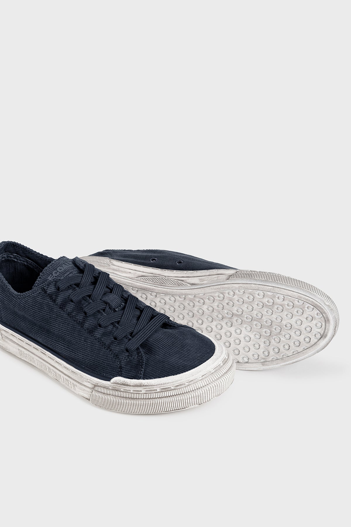 BASKETS STRENK CORDUROY BLEU MARINE