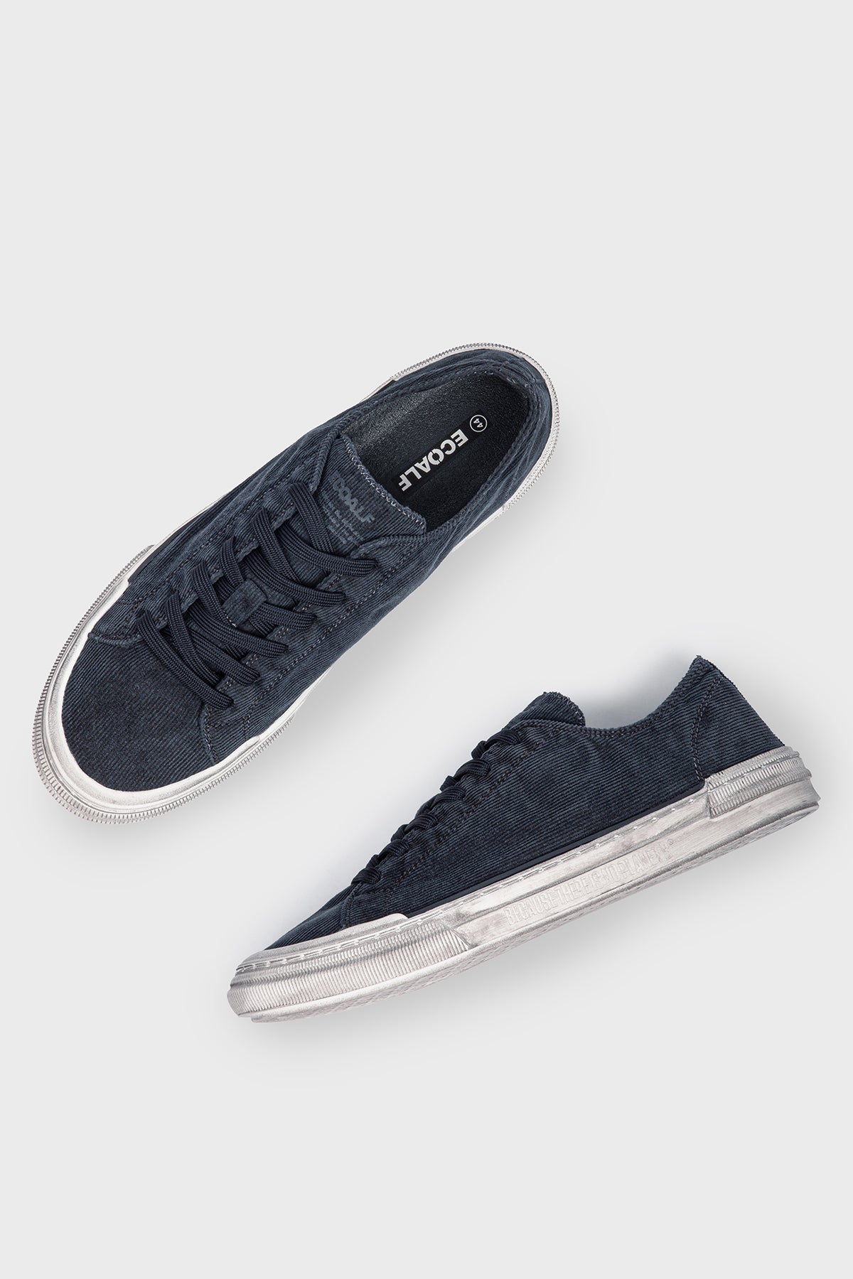 BASKETS STRENK CORDUROY BLEU MARINE