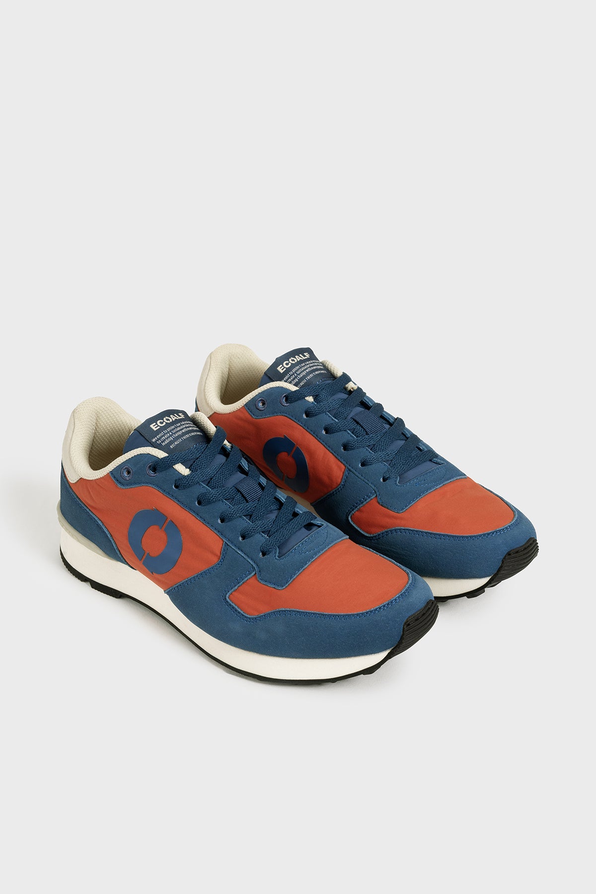 BLUE AND ORANGE UCLA TRAINERS