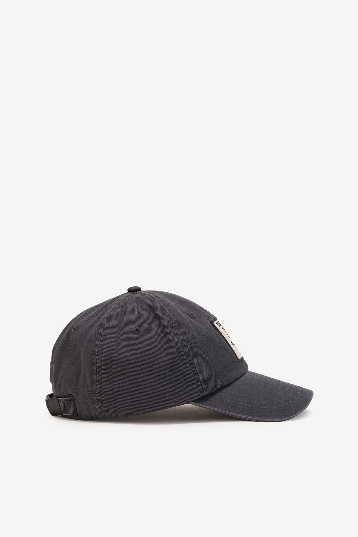 CASQUETTE PATCH GRIS FONCÉ