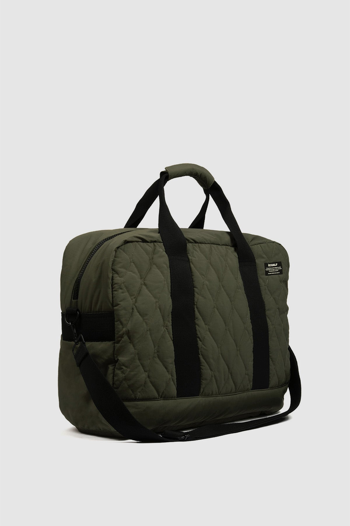 SAC DUFFLE FLOCK VERT FONCÉ