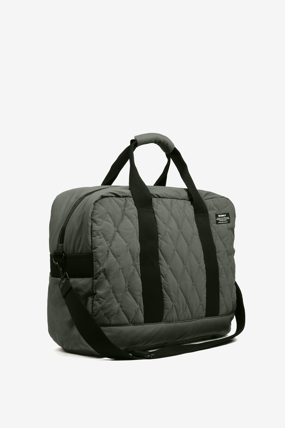 SAC DUFFLE FLOCK VERT FONCÉ