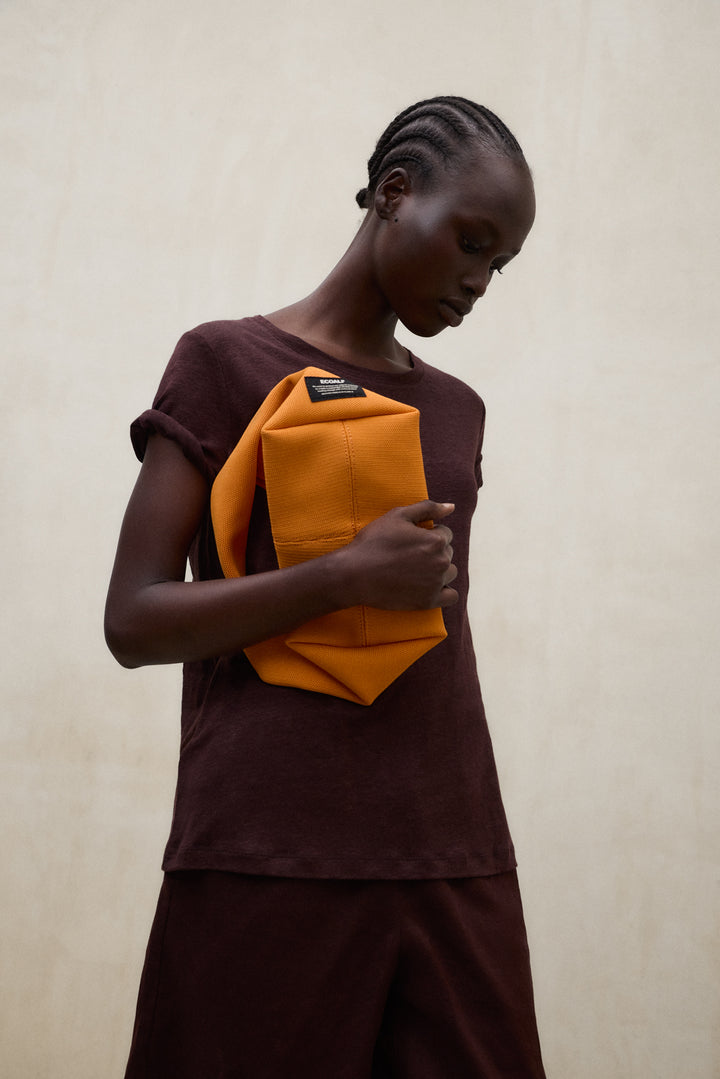 BOLSO PEQUEÑO TIKA LISO NARANJA DE MUJER