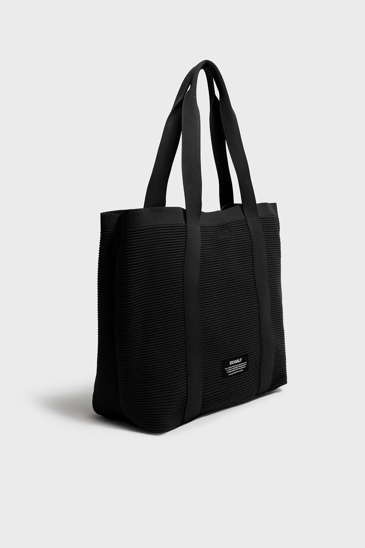 BLACK TIKA SHOPPER BAG