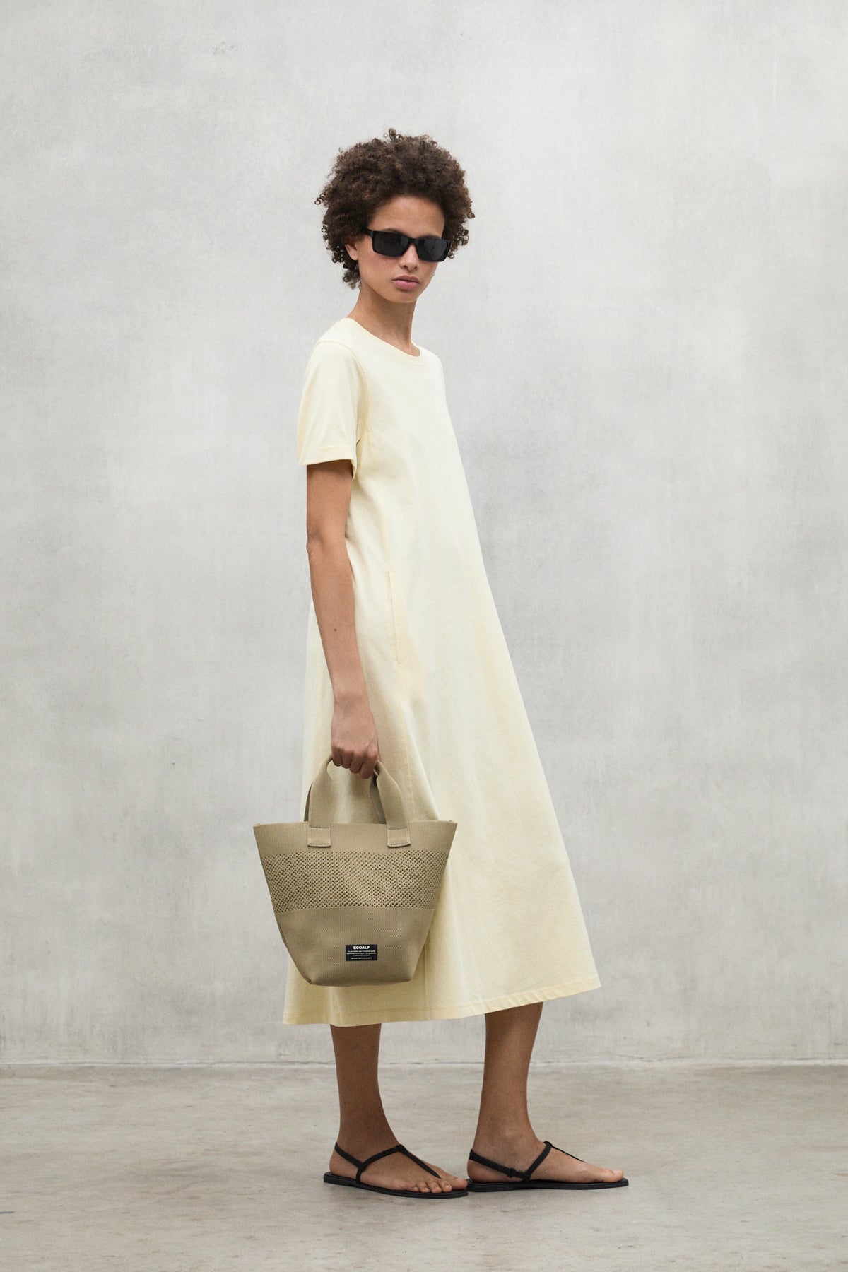BORSA MINI BUCKET TIKA MARRONE