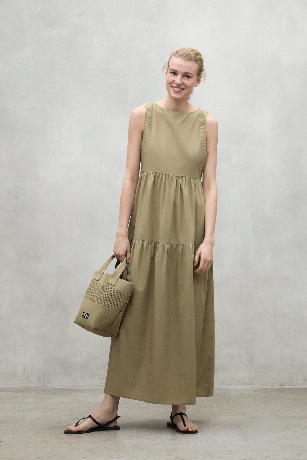 BORSA MINI BUCKET TIKA MARRONE