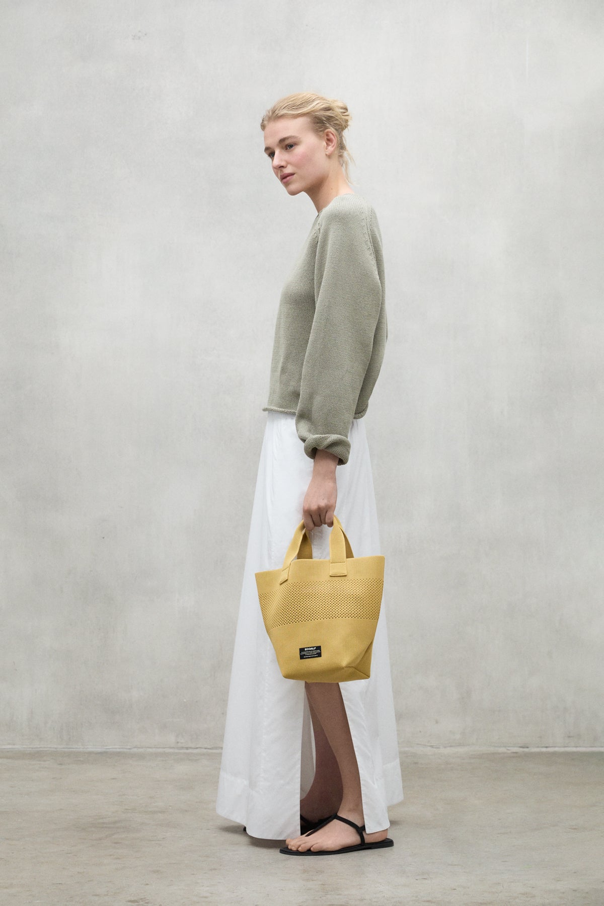 MUSTARD MINI TIKA BUCKET BAG