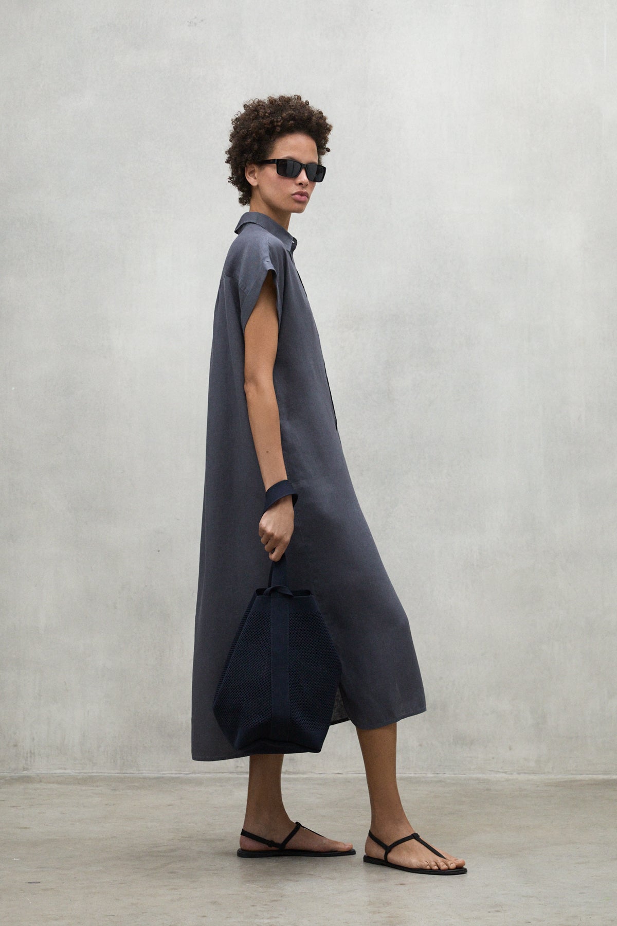 ROBE AMATISTA GRIS FONCÉ
