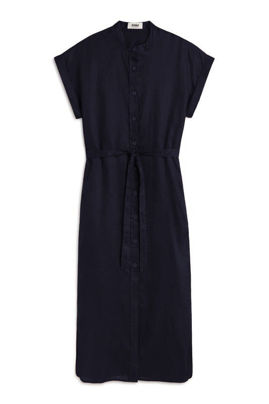 ROBE AMÉTHYSTE BLEU MARINE