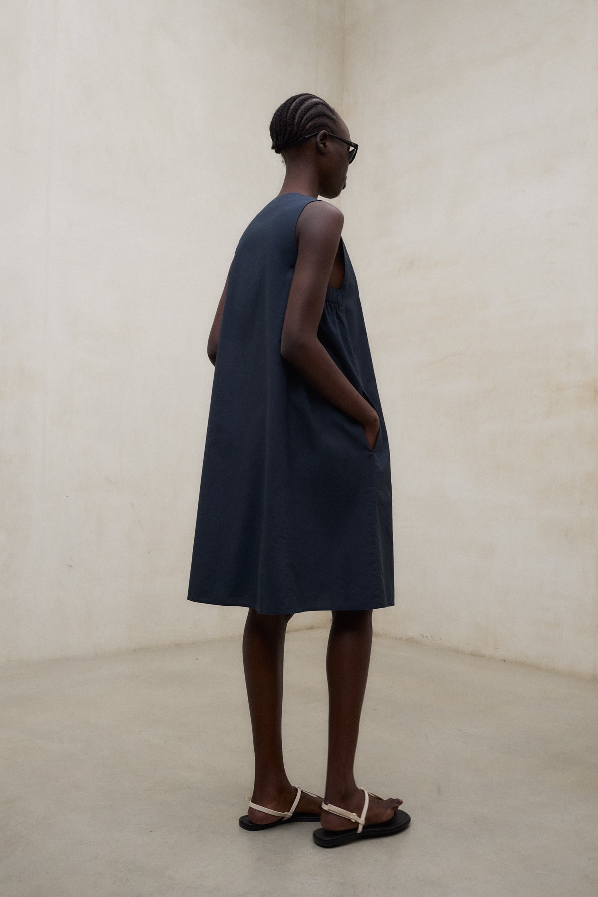 KLEID FRANCESCA MARINEBLAU