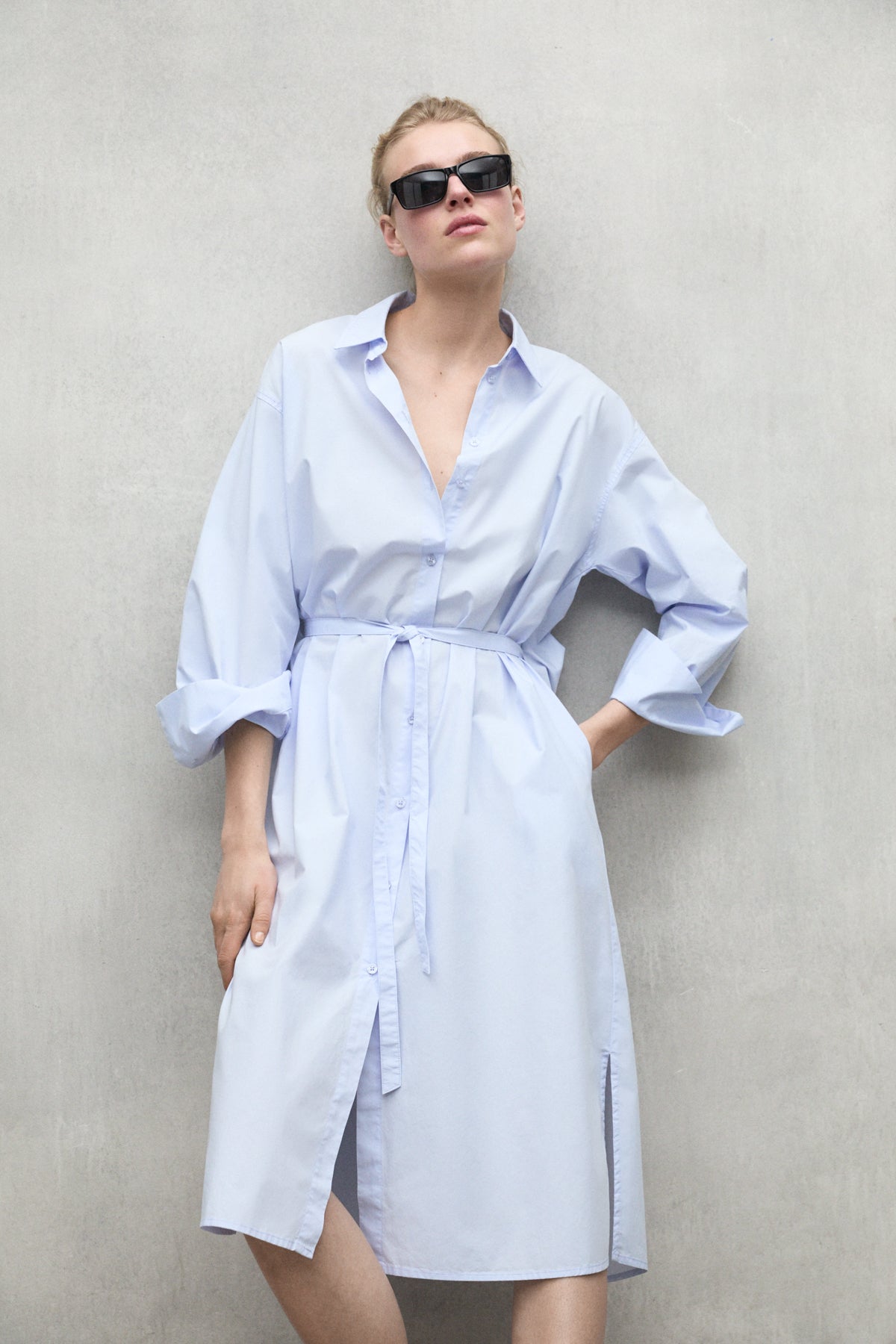ROBE KAORI BLEU CLAIR
